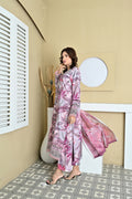 Blush Bloom — 3 Pieces Winter Stitched Suit