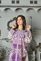 Royal Bloom Silk Suit